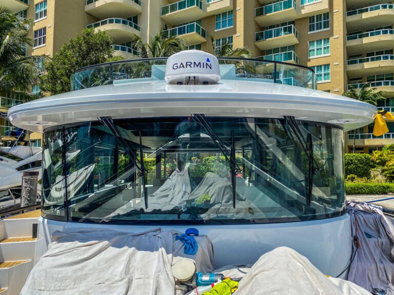 yacht glass polishing and repair in Fort Lauderdale, Miami, and West Palm