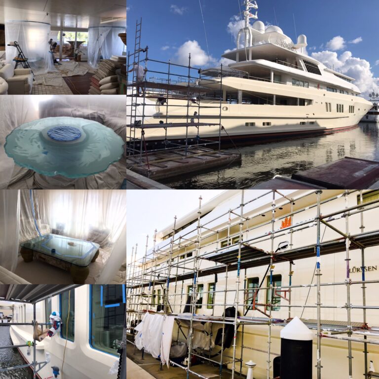 yacht and boat glass repair and polishing in Fort Lauderdale, Miami, and West Palm