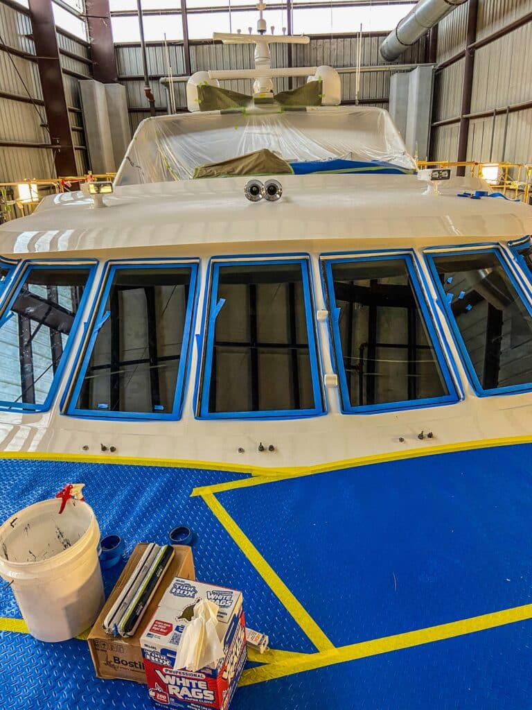 full-service yacht and boat glass repair and polishing