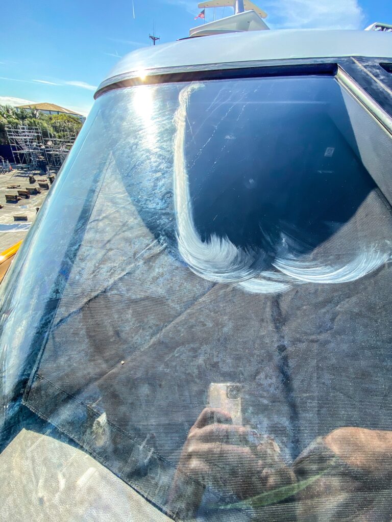 yacht and boat stained glass restoration in Fort Lauderdale, Miami, and West Palm