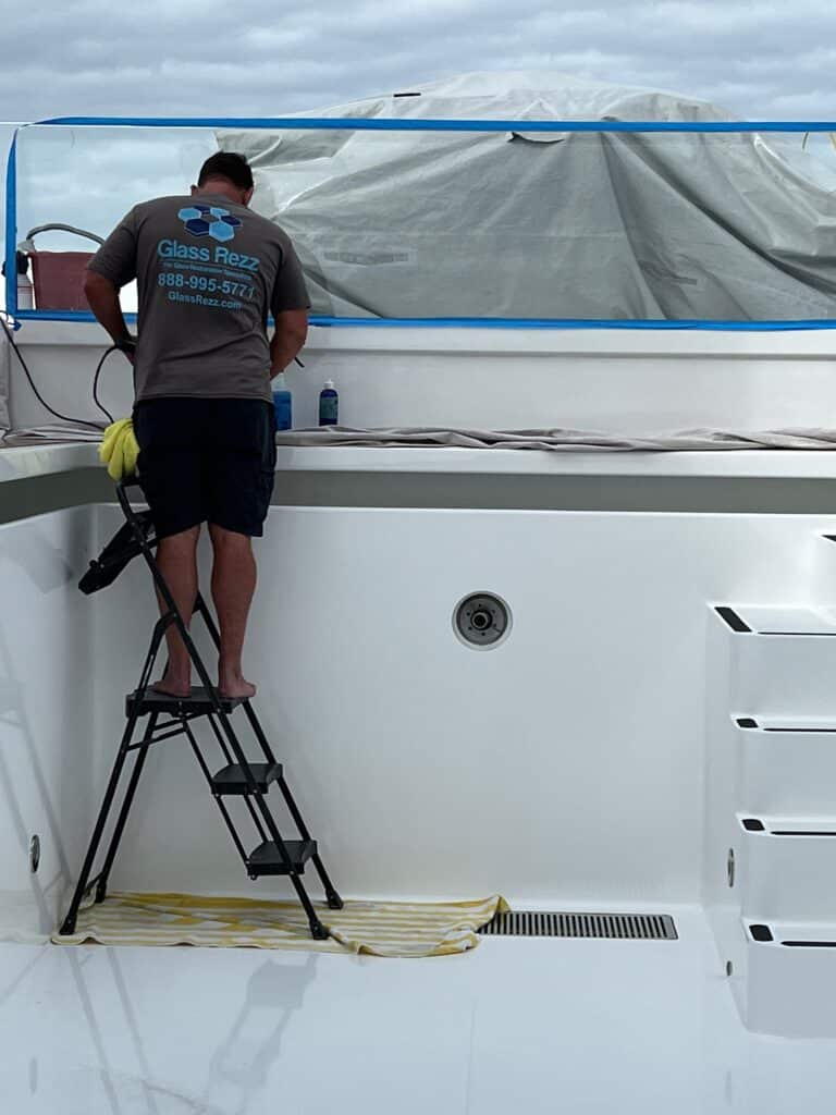 full-service yacht and boat glass repair company in south florida