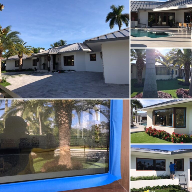 residential glass polishing and repair in Fort Lauderdale, Miami, and West Palm